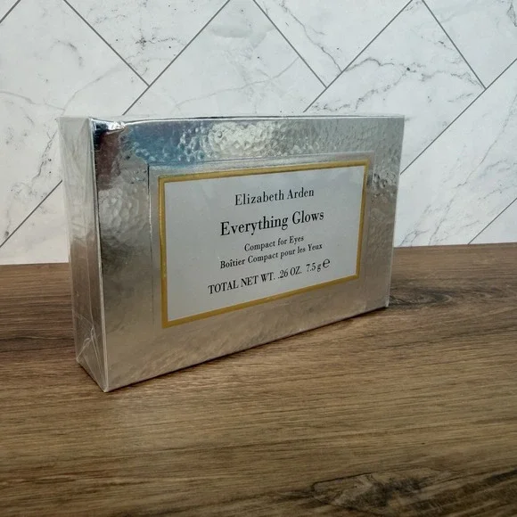 Elizabeth Arden Everything Glows Compact For Eyes Rare Discontinued NIB