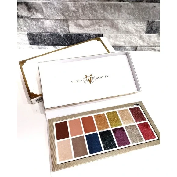 Kat Von D VEGAN BEAUTY Edge of Reality eyeshadow Palette 14 color Cosmetics Fest