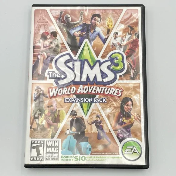 The‎ Sims 3 World Adventures PC Game Complete 2009 Expansion Pack W/ Inserts CIB
