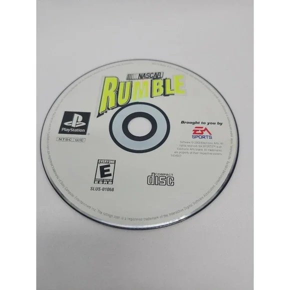 NASCAR Rumble (Sony PlayStation 1, 2000) Tested And Working