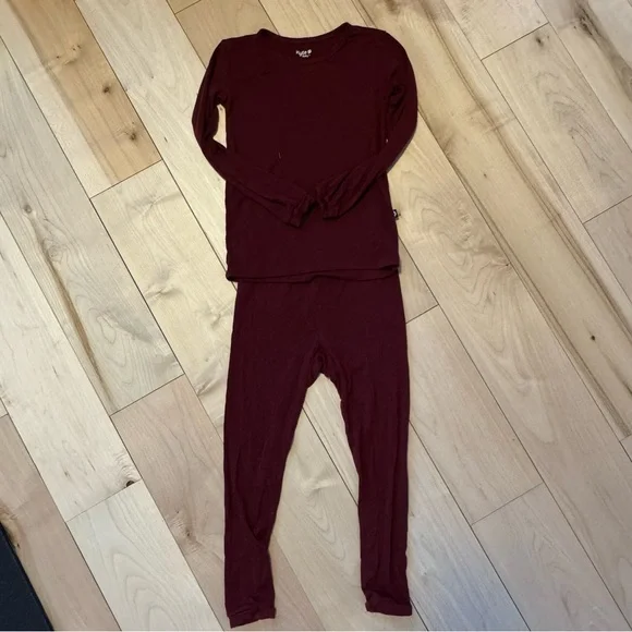 Kyte BABY Maroon Kids‎ Pajama Set 4T