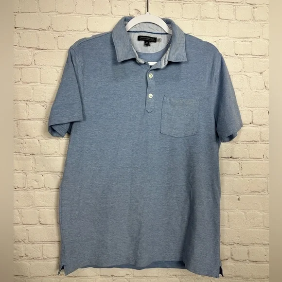 Banana Republic Men's‎ Performance Pique Polo Standard Short Sleeve Shirt Sz M