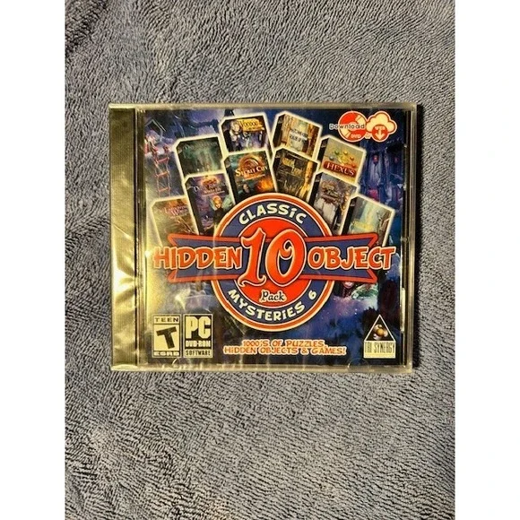 Classic Hidden 10 Object Pack Mysteries 6 PC Game New &‎ Sealed