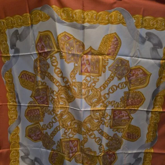 EUC Authentic Celine Silk Scarf