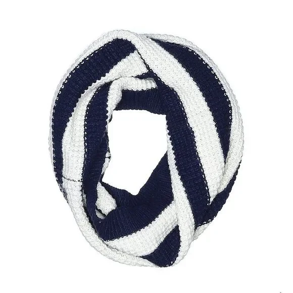 *Gap* Cozy Cashmere Blend Classic Stripe Funnel Scarf EUC
