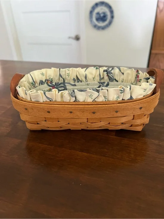 Longaberger Lavender Booking Basket, 1994