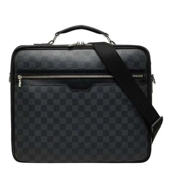 Louis Vuitton Damier Graphite Black Briefcase Bag