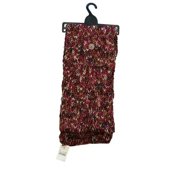 Multicolor Scarf Wrap One Size Acrylic Blend Warm Multicolor WOmen