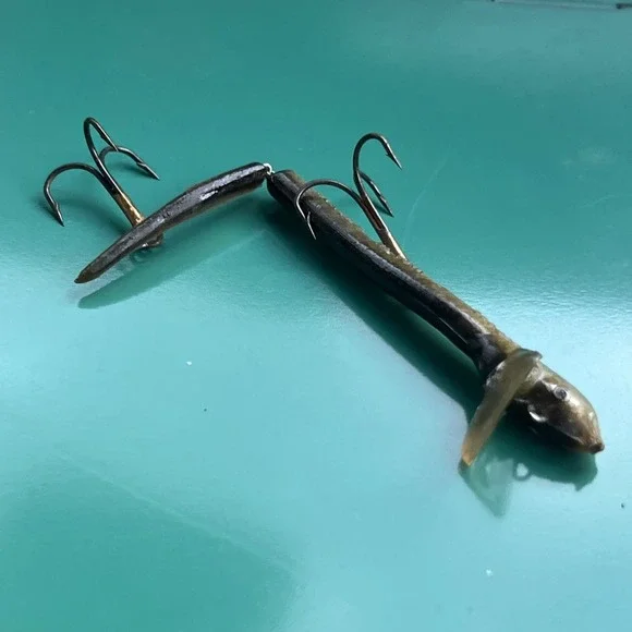 Depose French Eel Vintage Jointed Fishing Lure Made in France 3.5