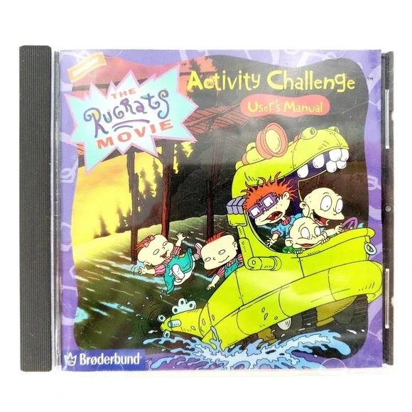 Rugrats Movie Activity Challenge (Windows/Mac, 1999) Complete In Jewel Case