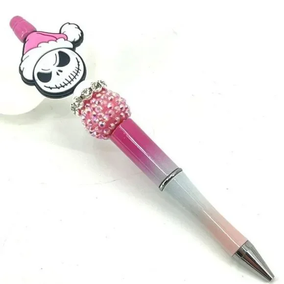 Pumpking Halloween Jack skellington fall autumn pen handmade NEW bling rhineston