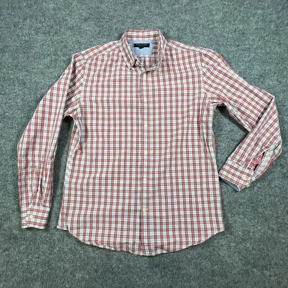 Banana Republic‎ Soft Wash Shirt Mens Medium Multicolor Plaid Cotton Button Down