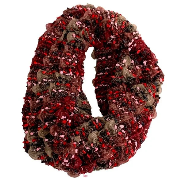 Women’s Chunky Knit Long Infinity Scarf Multicolor