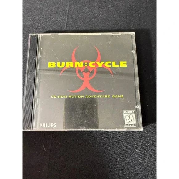 Philips Burn:Cycle PC Mac CD-ROM 1995 Excellent‎ 2-Disc Action Adventure Game