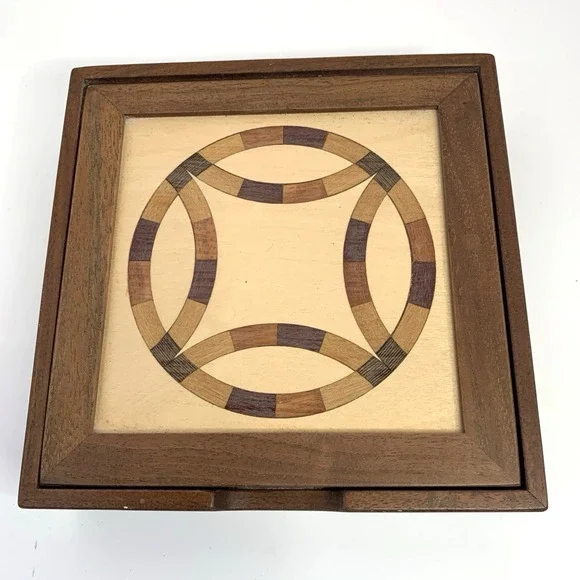Wood Box Signed  By JG White 2006 Exquisite Vintage 2006