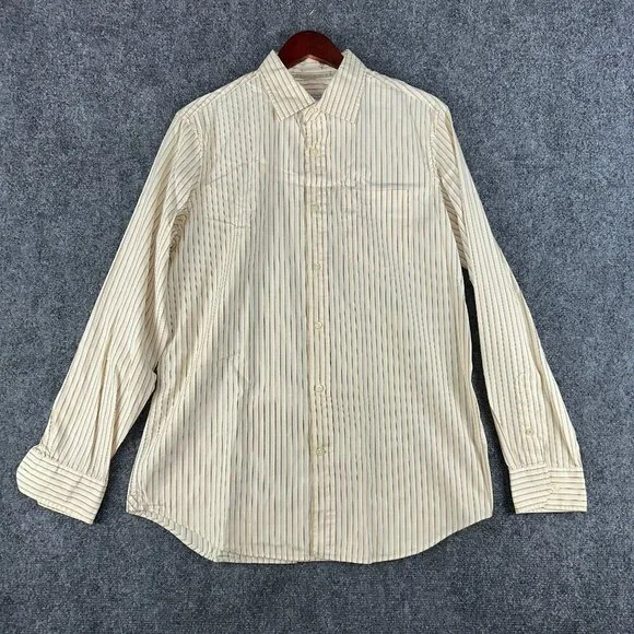 Banana Republic Shirt Mens Medium Classic Fit Long Sleeve Button Up Pocket