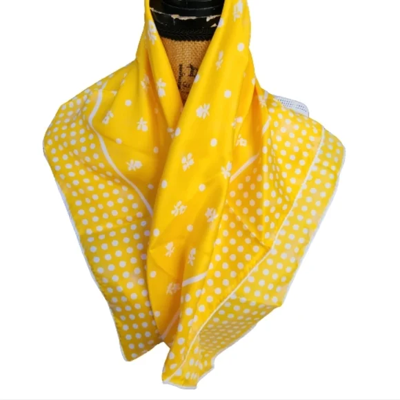 Cathy Acessories Yellow Vintage‎ scarf