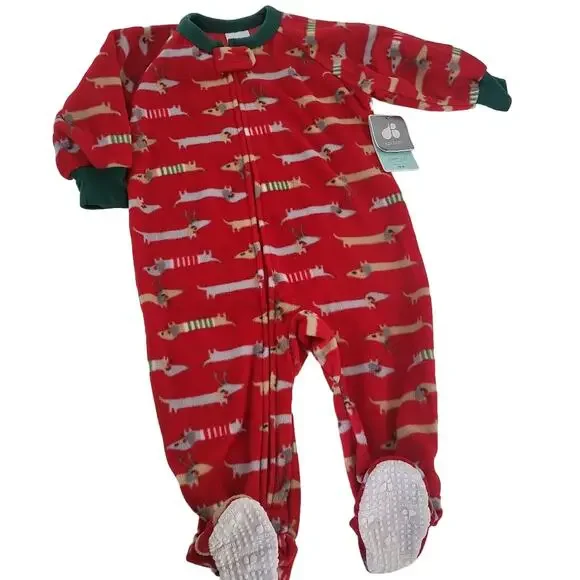 New 18M winter dog flannel pjs