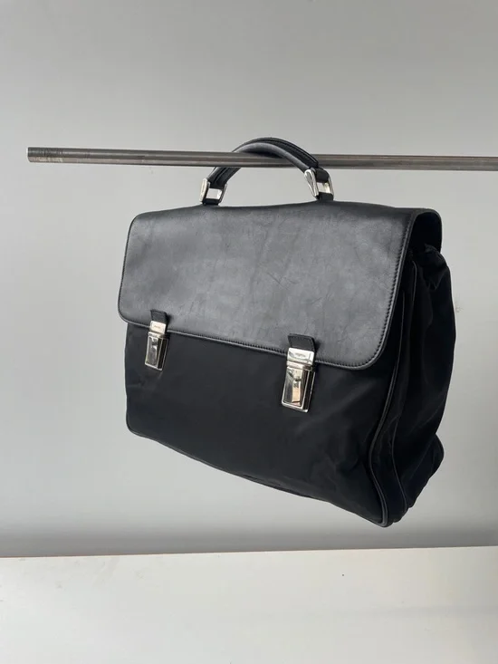 PRADA Tessuto Nylon Briefcase Bag!!!