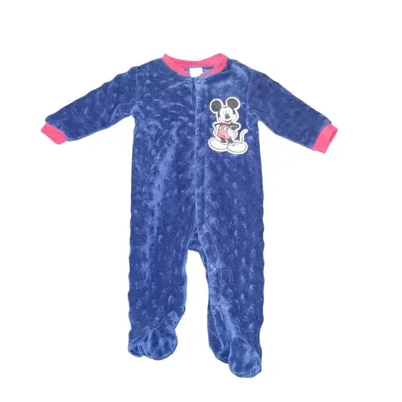 Disney Baby Boys Mickey Mouse Sleeper Blue Size 0-3m