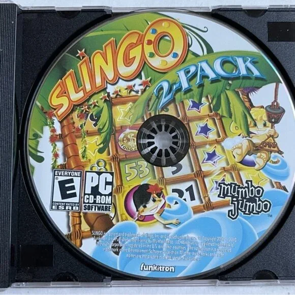 Slingo 2 Pack Mumbo Jumbo Games PC Games CD ROM E Everyone ESRB Funkitron 2007