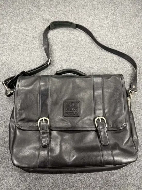 Enro Jaguar Handcrafted Leather Laptop Briefcase Messenger Bag