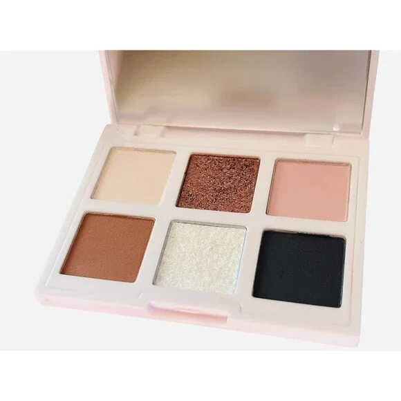Lithe Beauty Astral Eyeshadow Palette, NIB 6 Versatile Shades Portable Compact