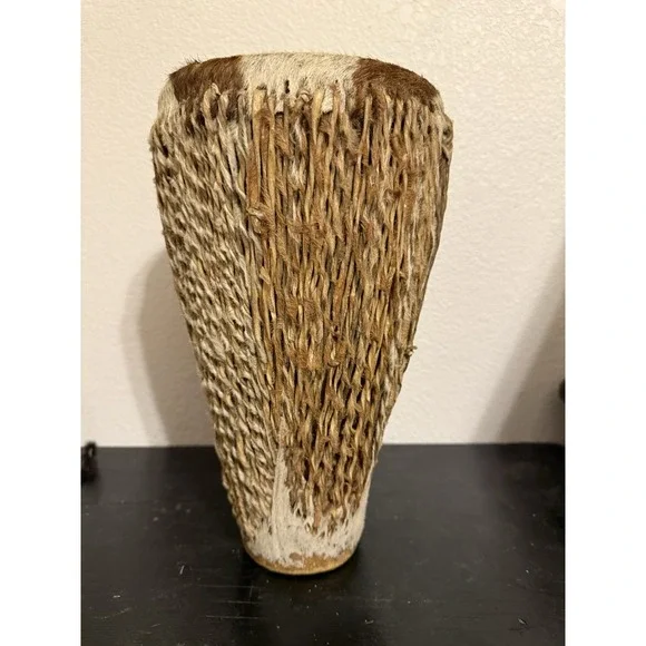 African Bongo Drum Zebra Fur‎ 12