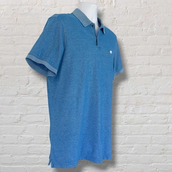 Banana Republic Men’s Blue Polo Shirt Size Large 100% Cotton Casual Classic