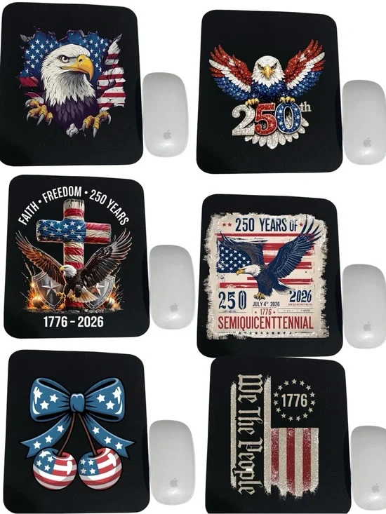 Set of mousepad and mug gift. I have beach, religious, and patriotic designs