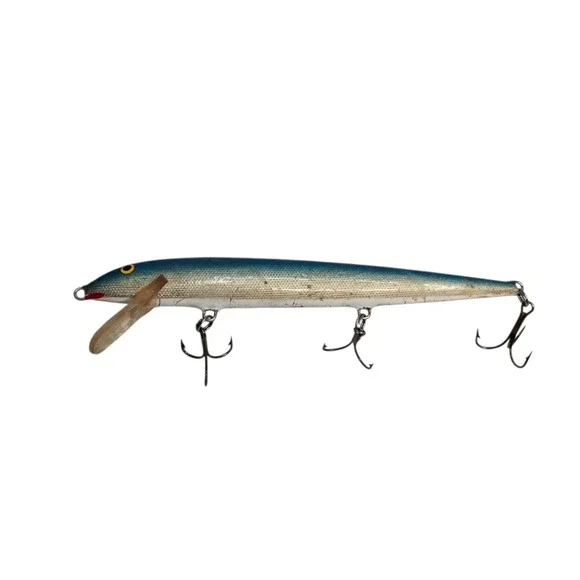 Vintage RAPALA Original Floating F-18 Fishing Lure in Blue