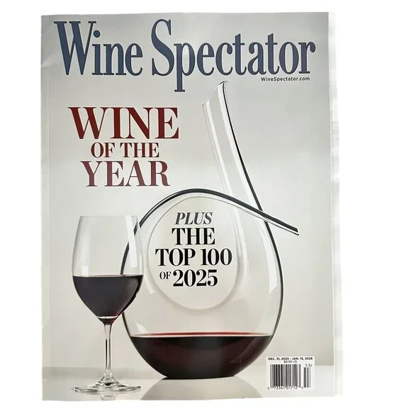 Wine Spectator Magazine December 31 2025 Wine of the Year Top 100