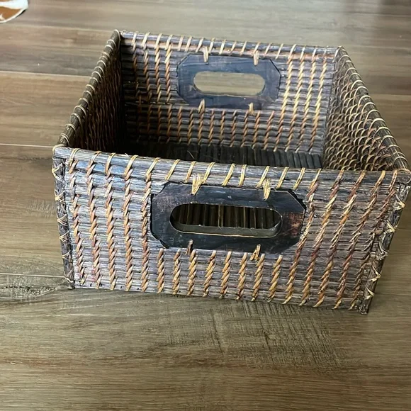 Brown square storage box