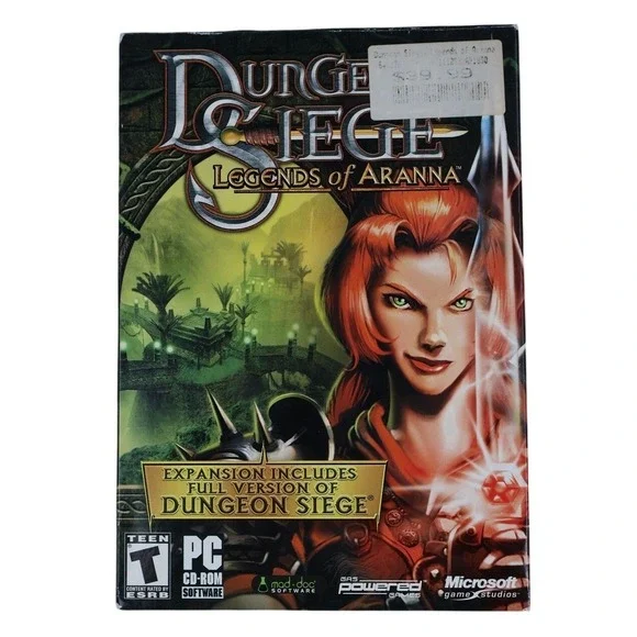 Vintage Dungeon Siege: Legends Of Aranna PC CD-ROM Video Game Microsoft T 2003