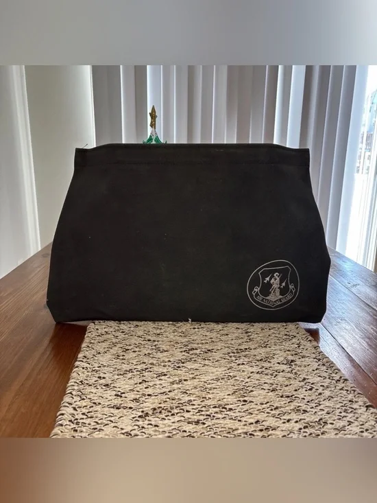 Air National Guard Vintage Black Portfolio Case