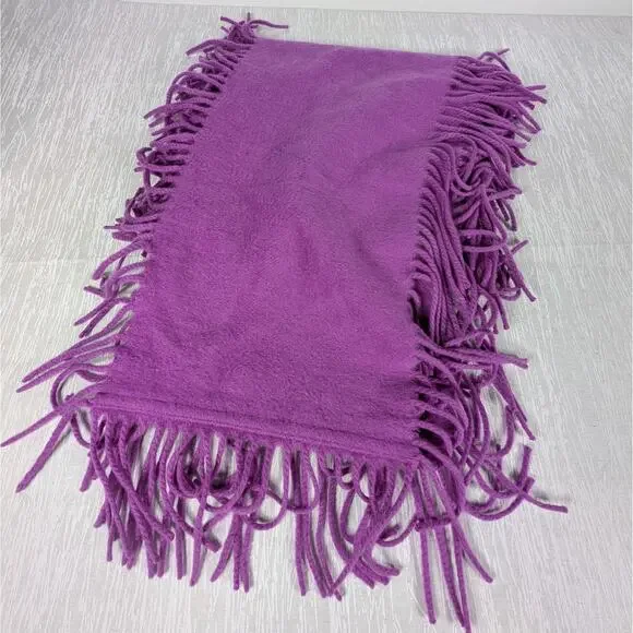 Nordstrom 100% Cashmere Scarf Magneta Purple Minimalist Luxury