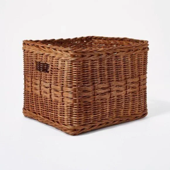 Rattan Cube Storage Basket‎ – Threshold Studio McGee, Target 2022