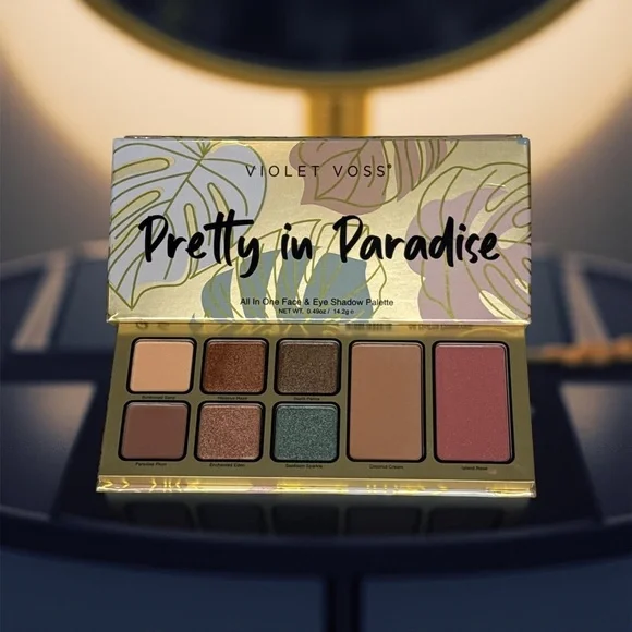 Violet Voss Paradise Palette with Gold and Green Hues