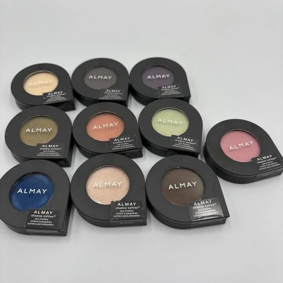 Lot Of 10 Almay SHADOW SOFTIES Powder Eyeshadow Singles Eye Shadow NEW