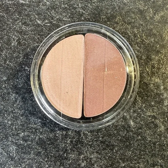 NEW Merle Norman Luxiva Lasting Eyecolor Duet SHELL TEAROSE Eyeshadow