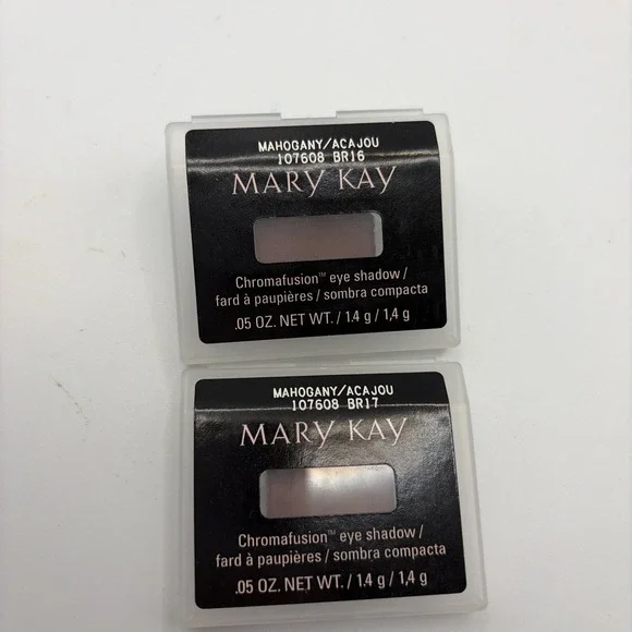 Mary Kay CHROMAFUSION EYE SHADOW 0.05 Oz Mahogany 107608 Lot Of 2 New