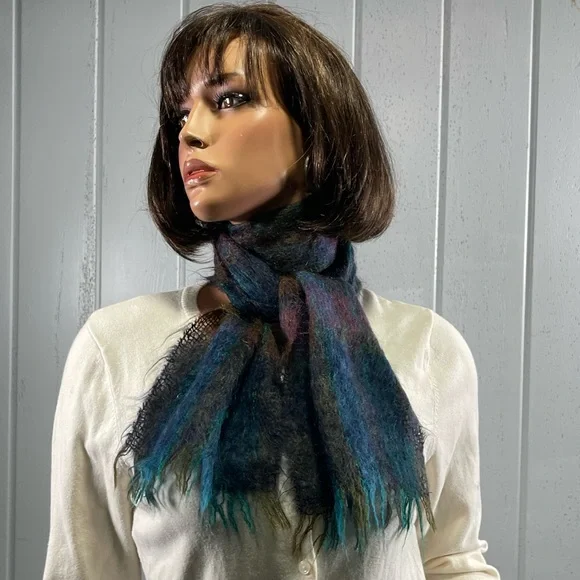 * Vintage Woodward Collection Women's Winter Mohair Wool Neck Scarf