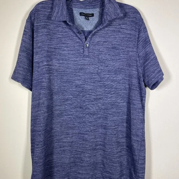 Banana Republic Men's Navy Polo Cotton Blend XL Preppy!