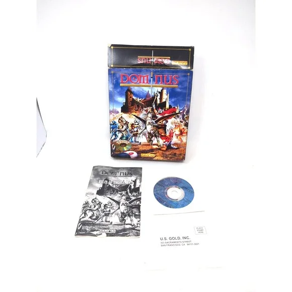 PC Big Box CD-ROM Game DOMINUS The New Genre of Strategy Games 1994 US Gold