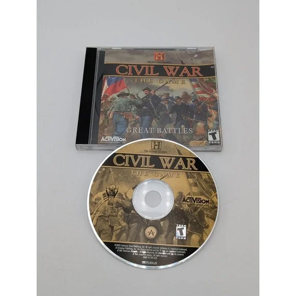 History Channel: Civil War The Game PC 2003 Game *missing manual*