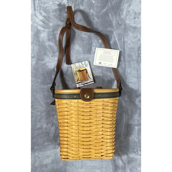 Longaberger Purse‎ Large Basket Collectors Club Country Estates Hand Woven New