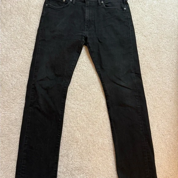 Levi's Men's Skinny Jeans - Black 513 33 x 32