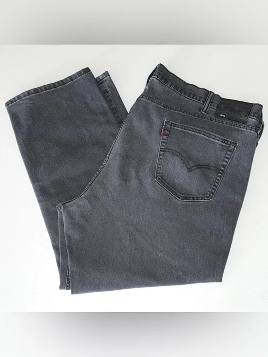 Men’s Levi’s Athletic Fit 501 Grey Jeans Size 48x30