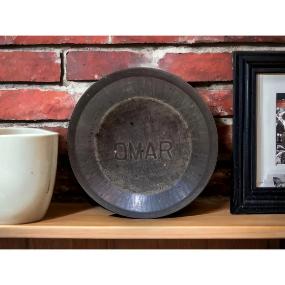 1950’s Omar Tin Pie Pan Collectible Vintage 50s Pie Pan 50’s Pie Pan Tin Omar
