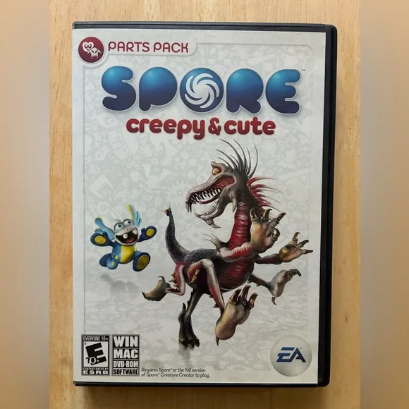 Spore Creepy & Cute Parts Pack PC Mac DVD-ROM EA Expansion Game 2008